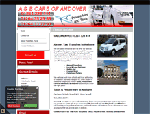 Tablet Screenshot of aandbcars.co.uk